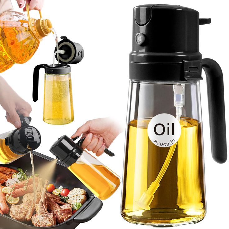 💫Smart Oil Dispenser & Sprayer – Healthy, Mess-Free Cooking, limited stocks available place your product now